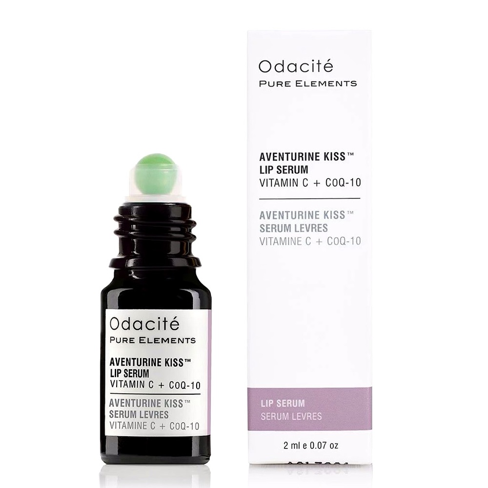 NIB ODACITÉ Aventurine Kiss Lip Plumping Luxury Hydrating Serum